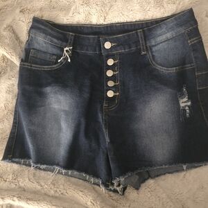 2/20 Denim Blue Women's Shorts